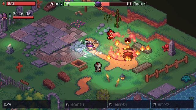 The rival cauldron burns under a raid